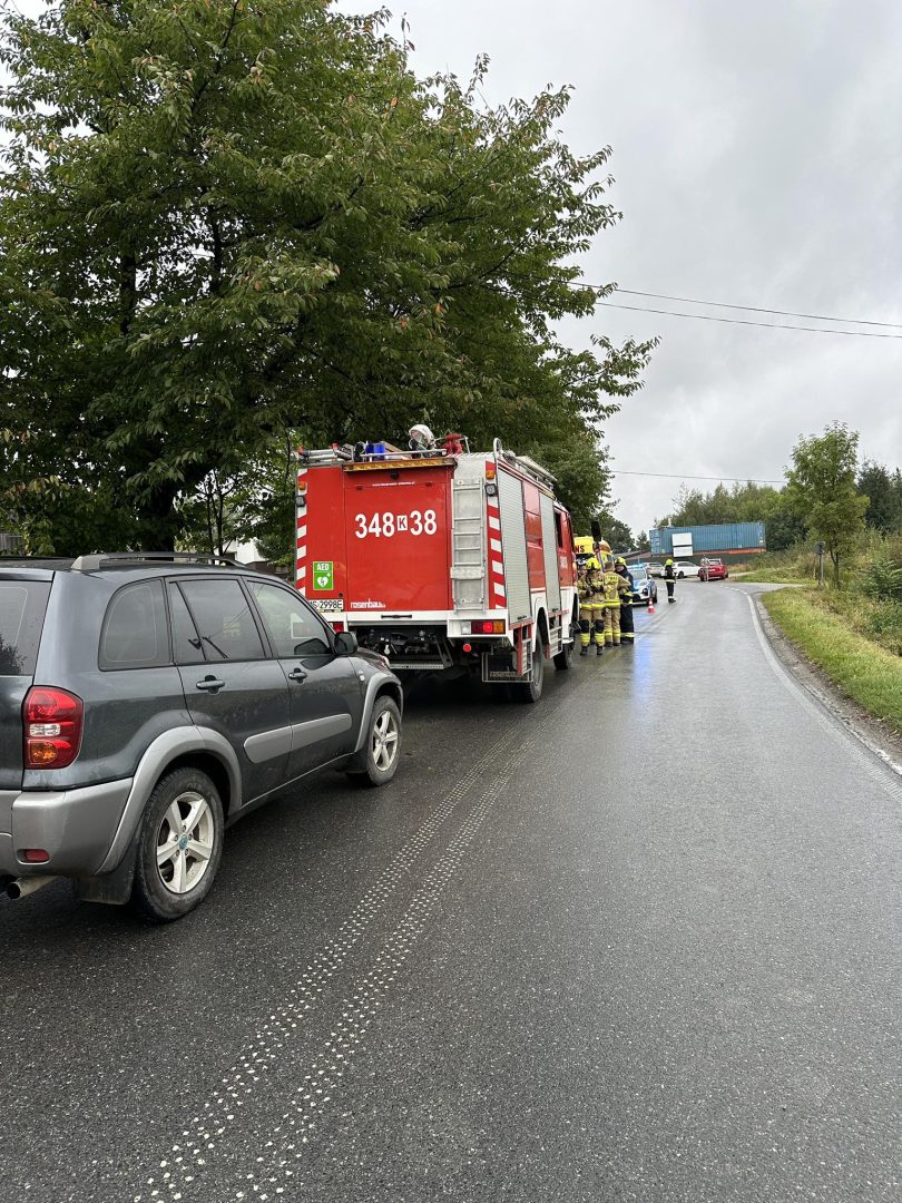 Siedlce, samochód wypadł z drogi