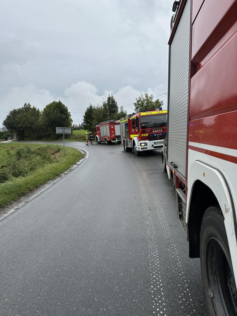 Siedlce, samochód wypadł z drogi