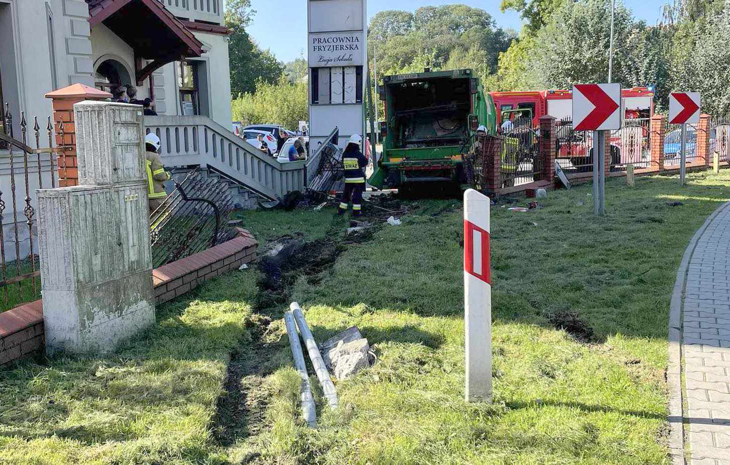 Grybów, śmieciarka
