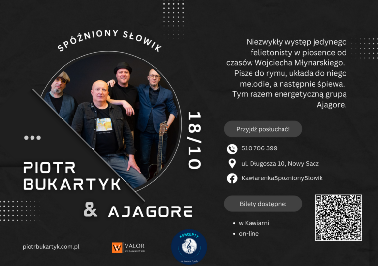 BUKARTYK & AJAGORE w SŁOWIKU! Są jeszcze bilety [ZAPOWIEDŹ]