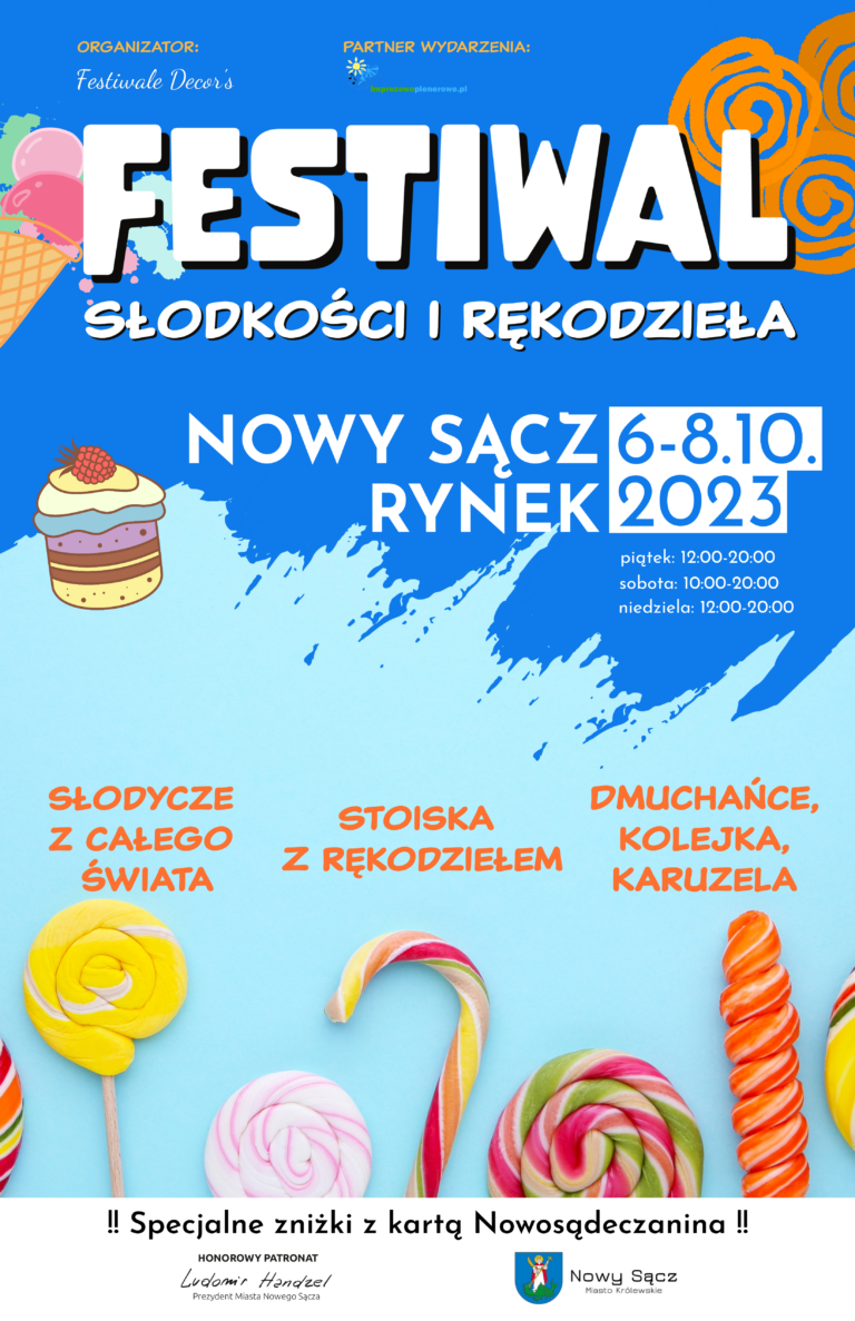Plakat Festiwal Nowy Sącz - wyrównany