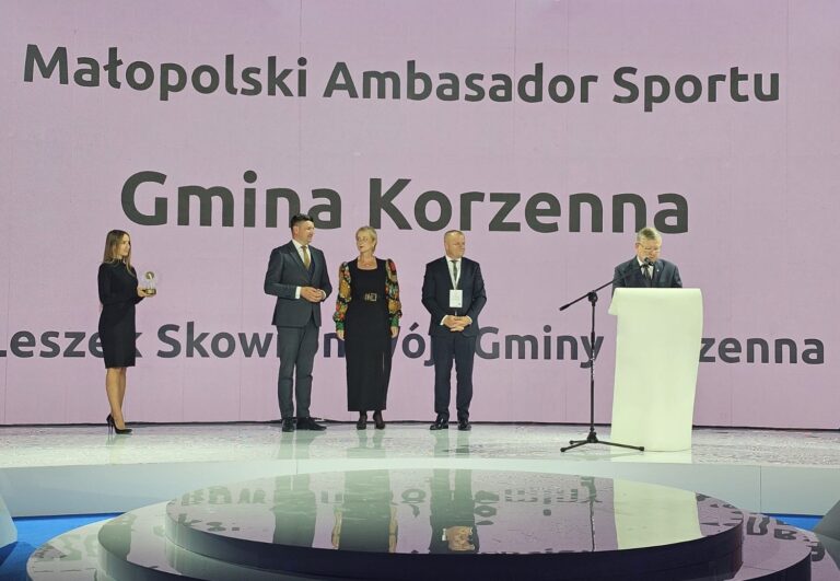 Gmina Korzenna wśród Małopolskich Ambasadorów Sportu [ZDJĘCIA]