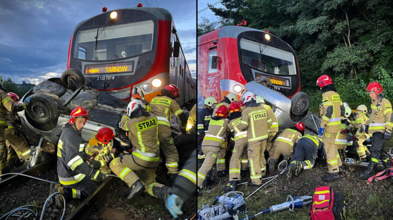 Śmiertelny wypadek w Barcicach. Kierowca pijany, pod wpływem narkotyków i na zakazie