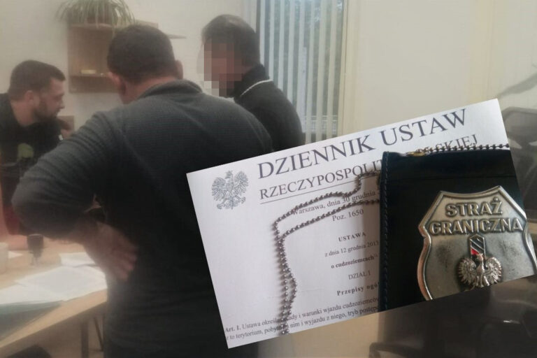 Kontrola w Nowym Sączu. Strażnicy graniczni zatrzymali Gruzinów