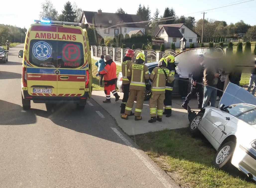 Trzycierz, samochód uderzył w przepust