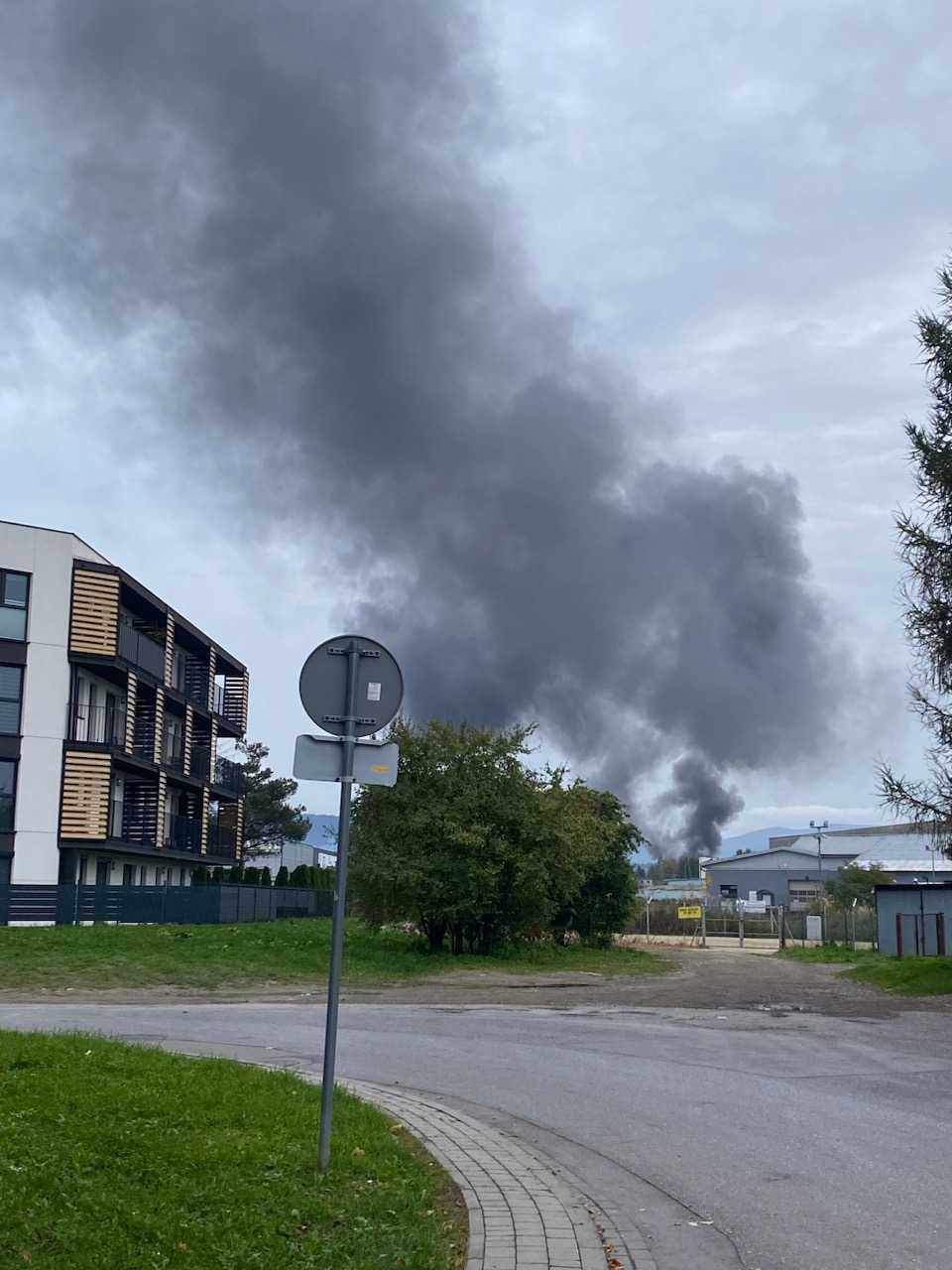 pożar Nowy Sącz