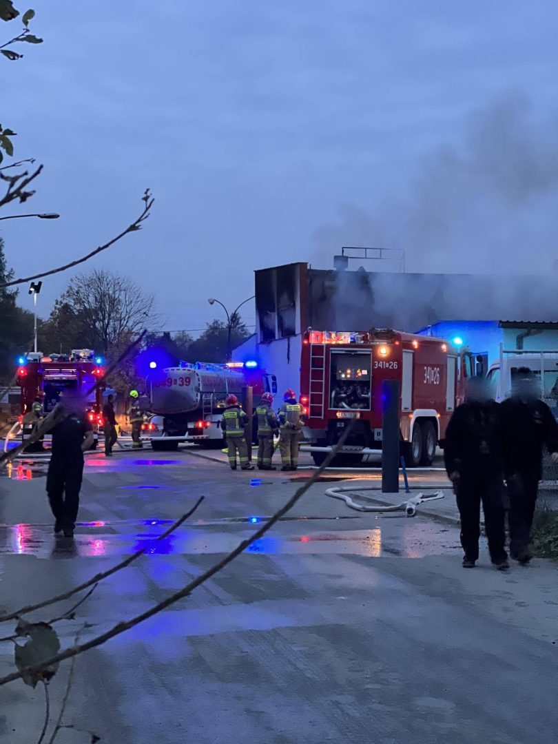 pożar Nowy Sącz