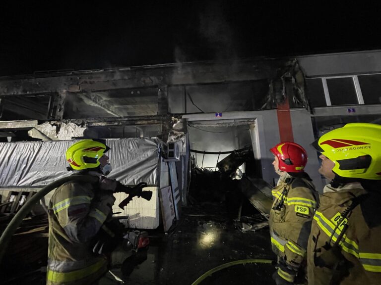 Nowy Sącz. Obraz hali przy Magazynowej po pożarze…. [zdjęcia]