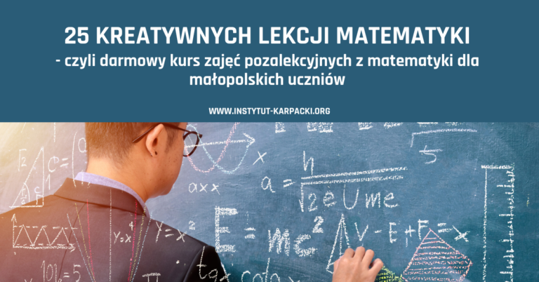 Innowacyjny kurs nauczania matematyki dla uczniów szkół ponadpostawowych
