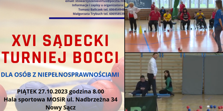 Nowy Sącz. Przed nami turniej Bocci dla osób z niepełnosprawnościami