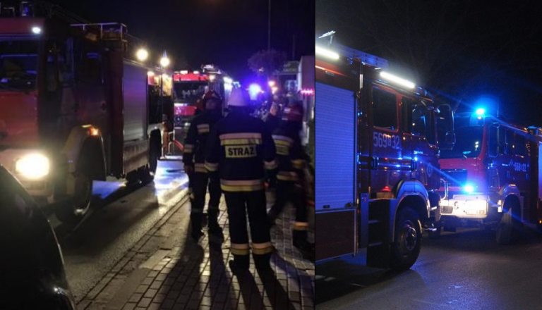Nowy Sącz. Pożar domu na ulicy Zdrojowej. Działania Straży Pożarnej trwają już pięć godzin