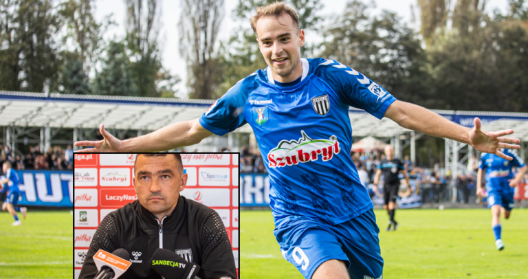 Dwie piękne bramki Sandecji. Łukasz Surma: „Wygraliśmy zasłużenie” [ZDJĘCIA]