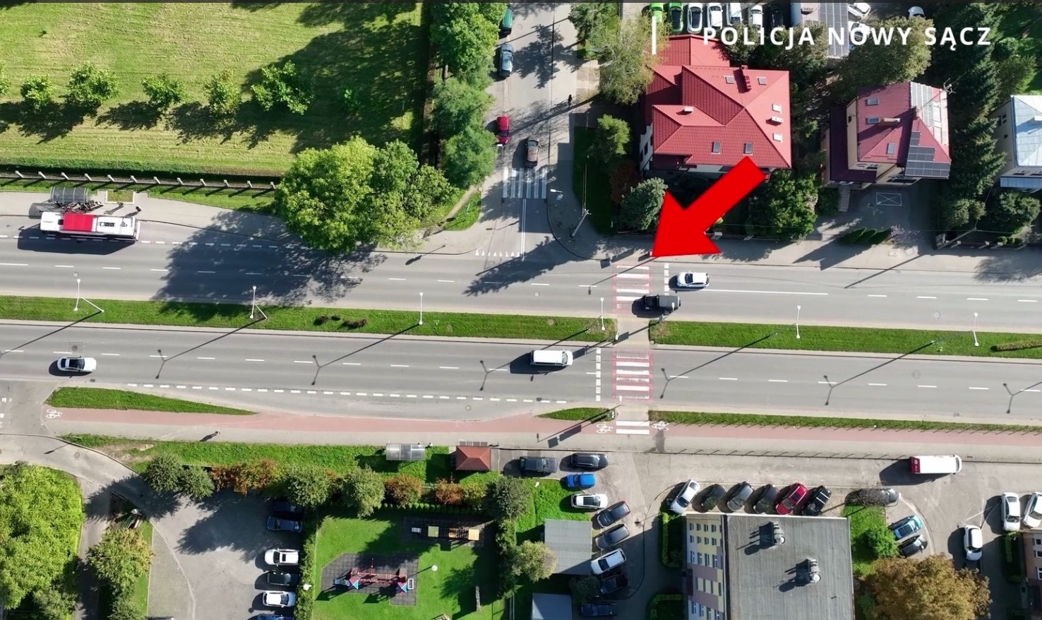 policyjny dron, Nowy Sącz