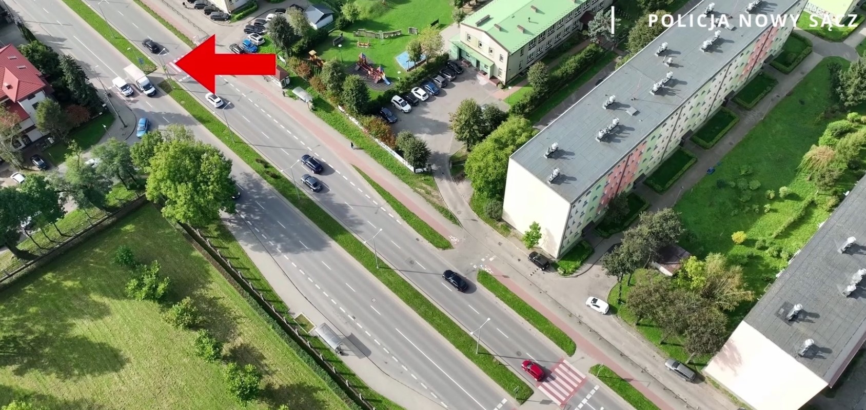 policyjny dron, Nowy Sącz