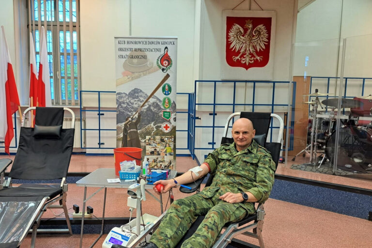 Prawie 9,5 litrów bezcennego płynu podczas akcji w KOSG