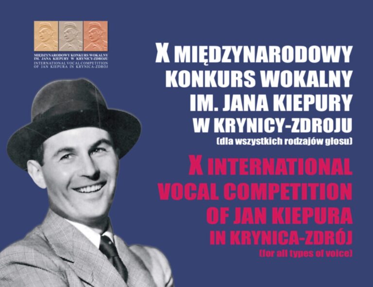 Jubileuszowy, X Międzynarodowy Konkurs Wokalny im. Jana Kiepury w Krynicy-Zdroju