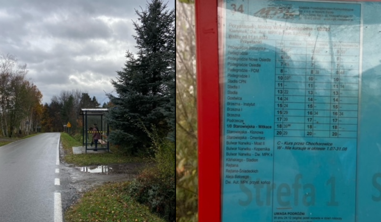 Organizacja linii MPK nr 34 jest wadliwa. Czy MPK i gmina Podegrodzie pomogą mieszkańcom?