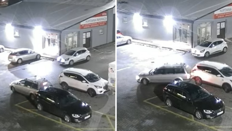 Nowy Sącz, Bocoń. Cofanie metodą prób i błędów. Sprawca uszkodził dwa auta i odjechał