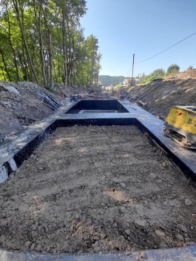 Mszalnica - stabilizacja osuwiska