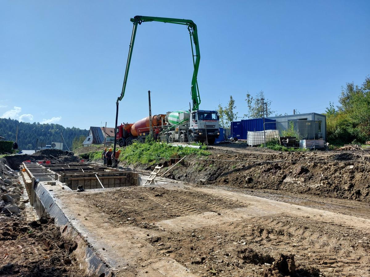 Mszalnica - stabilizacja osuwiska