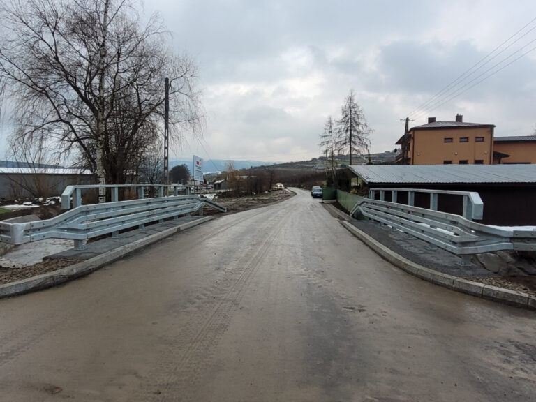 Odbudowa przepustu wraz przebudową drogi Łososina Dolna – Kamyk zakończona