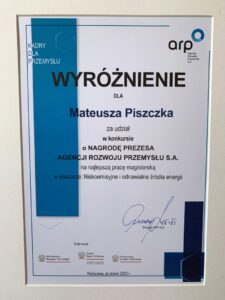 dyplom mateusz piszczek
