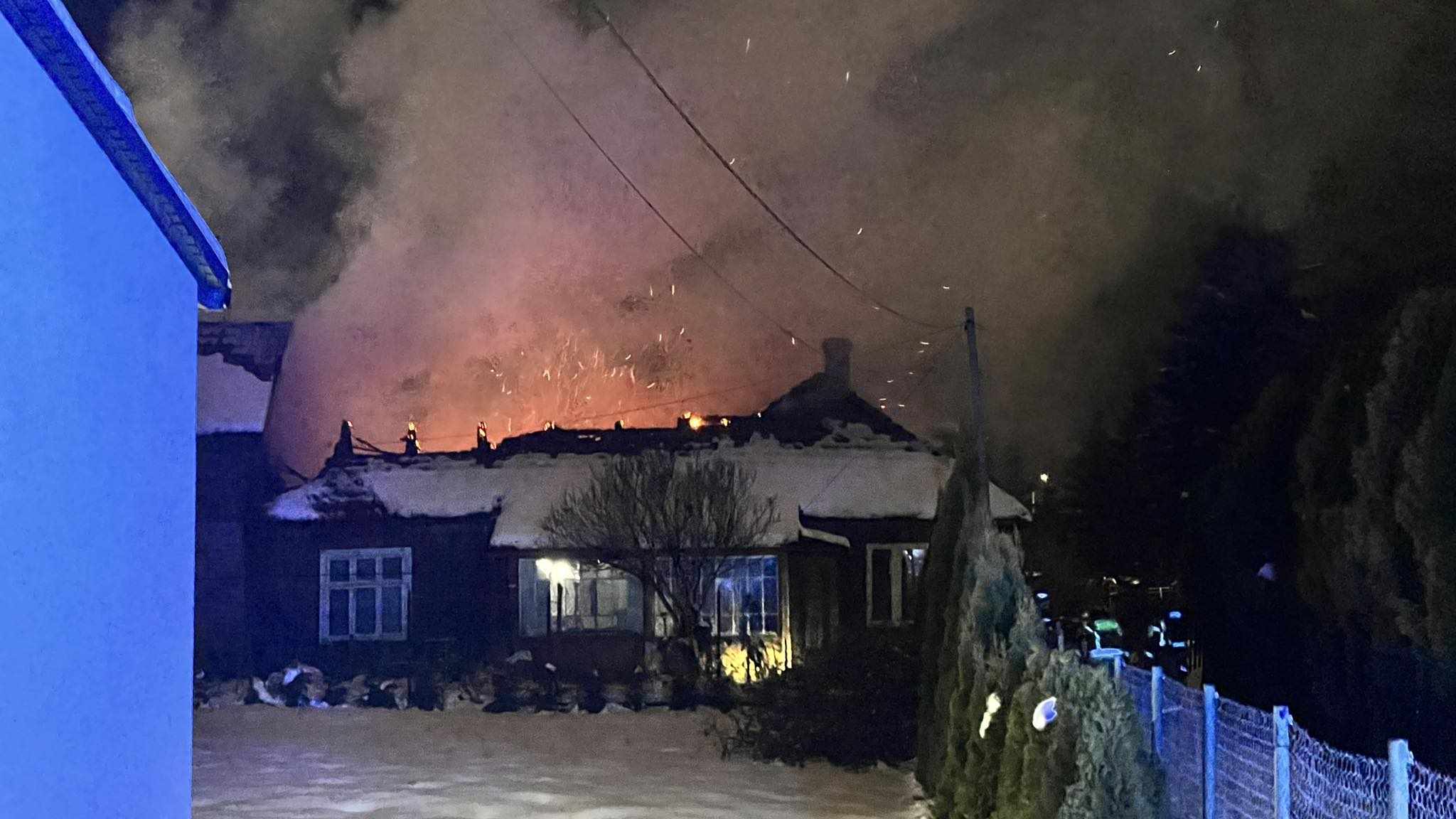 pożar Nowy Sącz