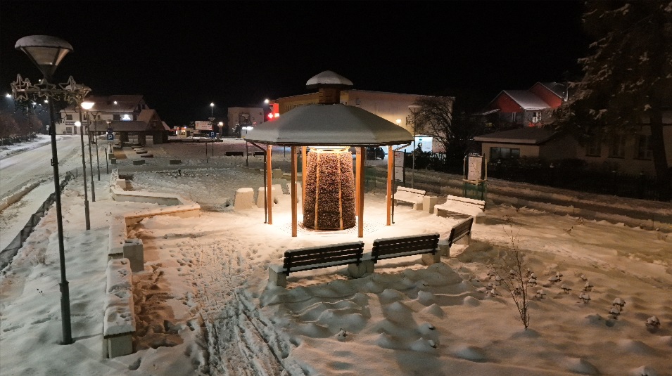 Łącko, skwerek