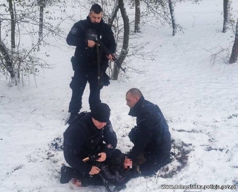 policja, zatrzymanie zabójcy policjantów