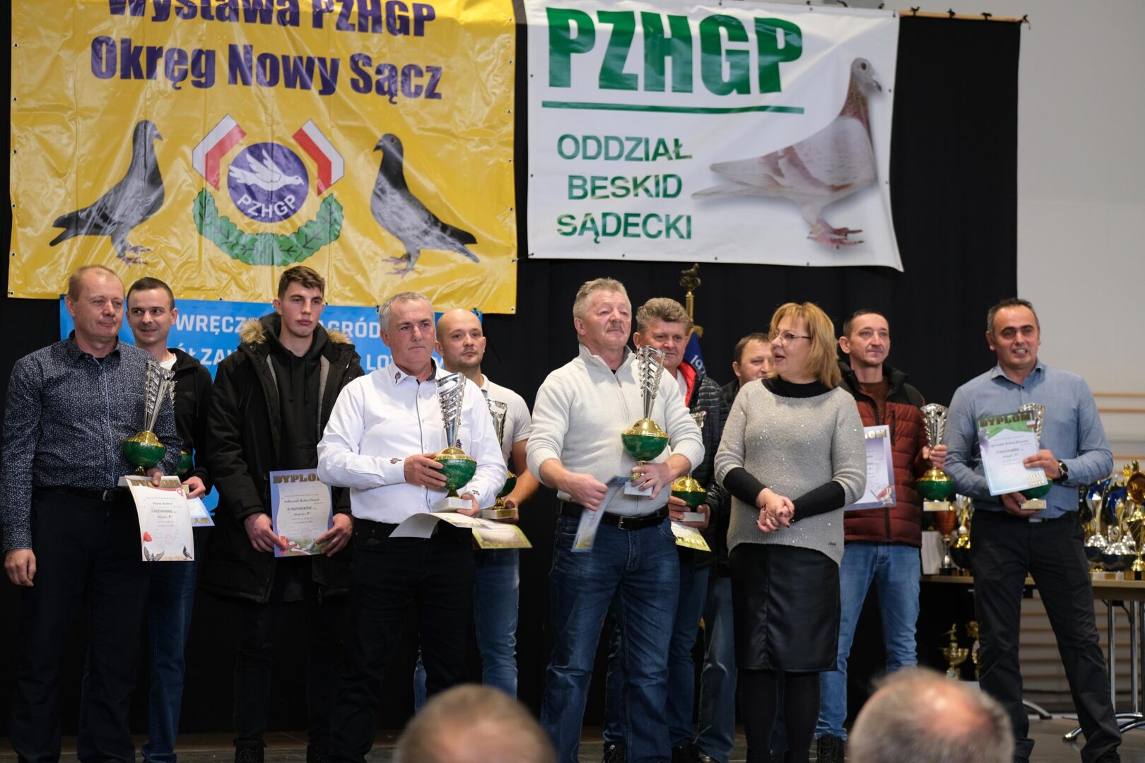 wystawa gołębi pocztowych, Korzenna