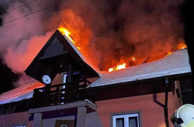 pożar domu Niecew
