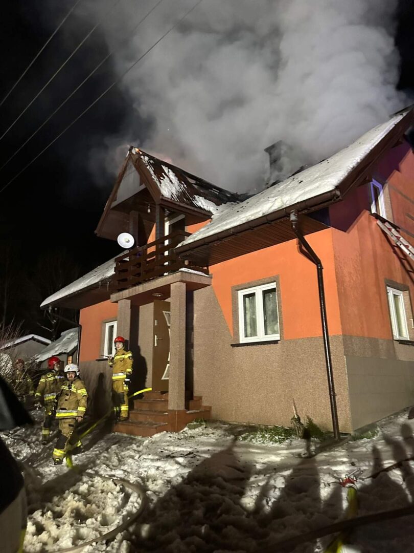 pożar domu Niecew