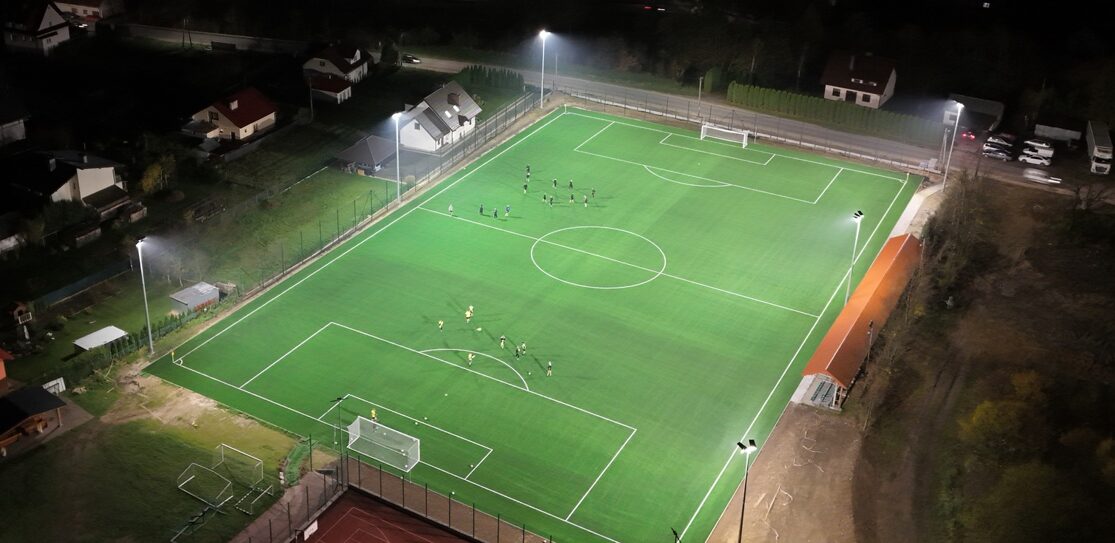 nowy stadion, Łącko, zdjęcia, Liga Mistrzów, inwestycja
