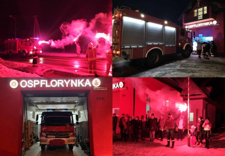 Huczny wieczór we Florynce. „Dla takich chwil warto być strażakiem” [ZDJĘCIA]