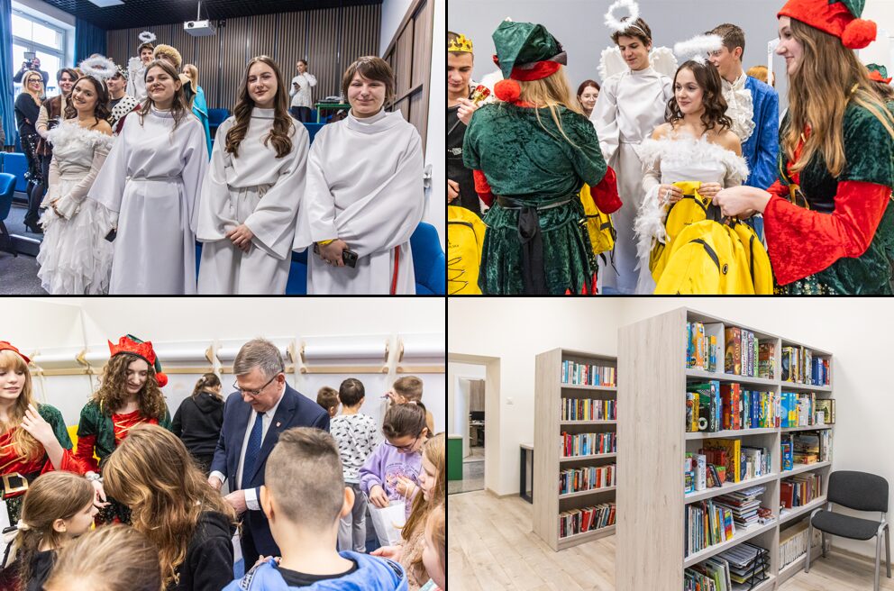 otwarcie biblioteki, Nowy Sącz, fotorelacja