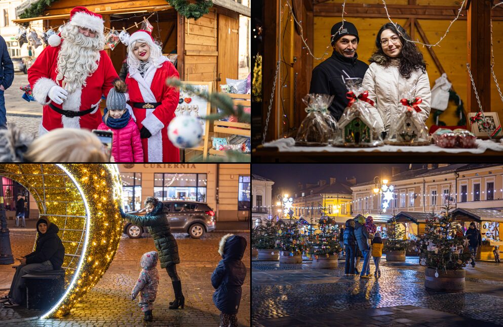 Nowy Sącz, Jarmark Bożonarodzeniowy, zdjęcia, 2023, sądecki rynek