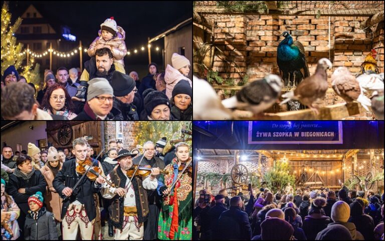 Nowy Sącz. Góralska pasterka i ponad 30 zwierząt w żywej szopce. Dołączy także wielbłąd [ZDJĘCIA]