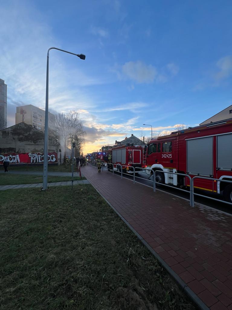 pożar butli z gazem