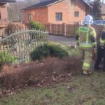 Nawojowa, samochód wypadł z drogi