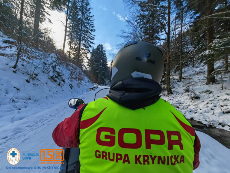 Kryniccy goprowcy pomogli w 2023 roku 307 osobom