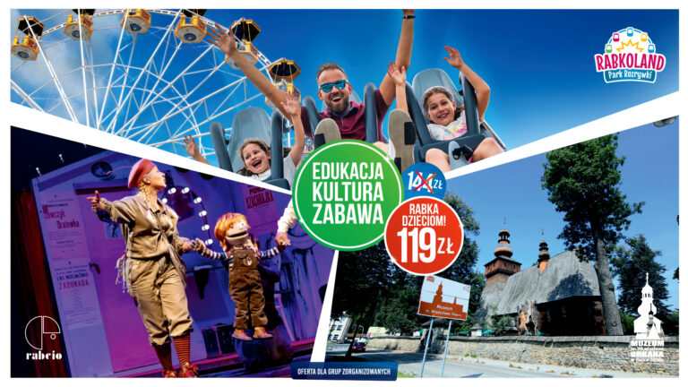 Muzeum, park rozrywki i teatr za jedyne 119 zł! Oferta dla grup zorganizowanych