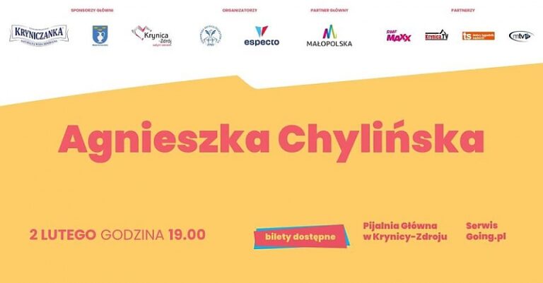 Agnieszka Chylińska | Krynica Źródłem Kultury 2024! Bilety!