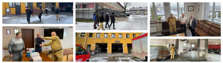 Strażacy w tymczasowej siedzibie. Rusza budowa JRG 2 w Nowym Sączu