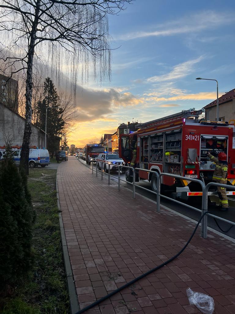 pożar butli z gazem