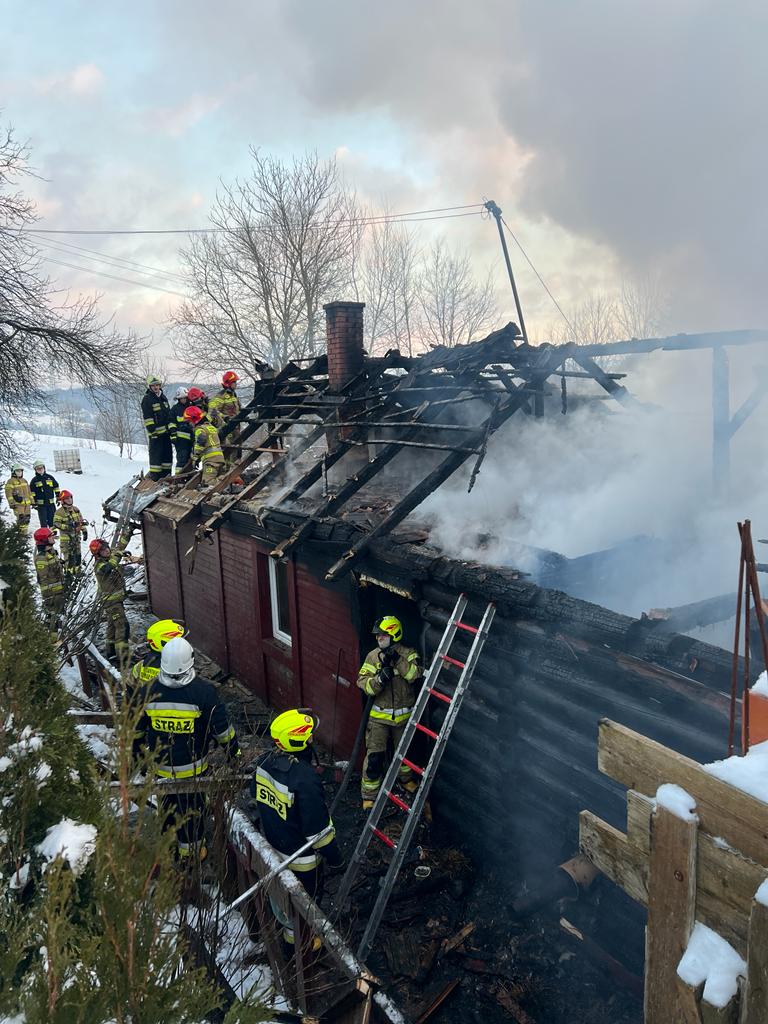 pożar Lipnica Wielka