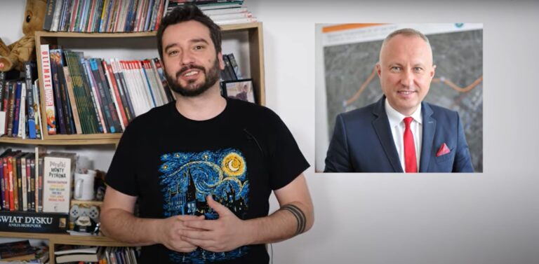 Youtuber Karol Modzelewski przyłapał sądeckich kierowców jak robią na złość prezydentowi
