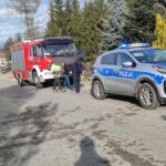 Królowa Górna, samochód uderzył w słup