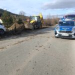 Królowa Górna, samochód uderzył w słup