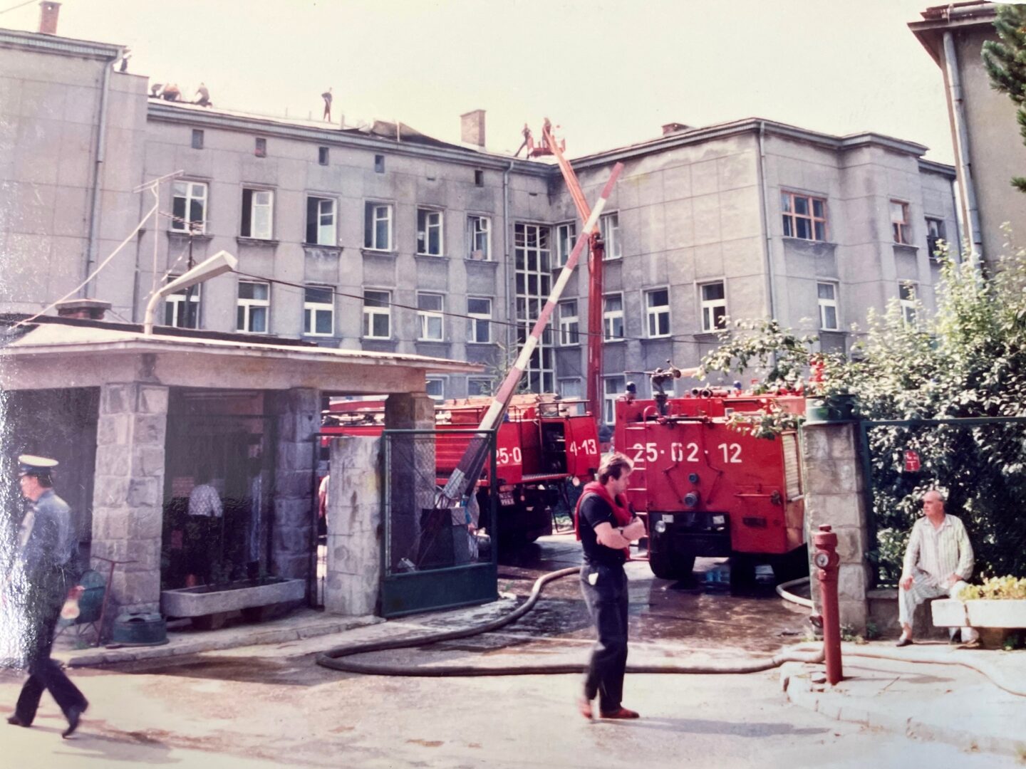 pożar szpitala Krynica-Zdrój