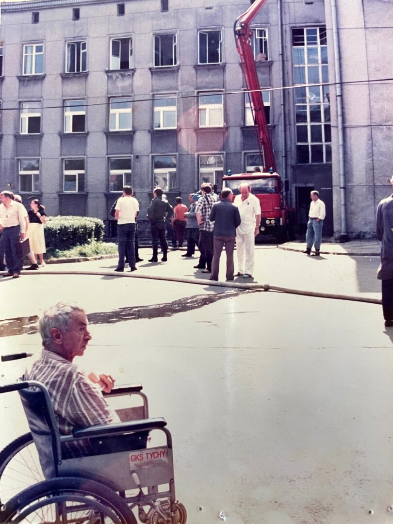 pożar szpitala Krynica-Zdrój